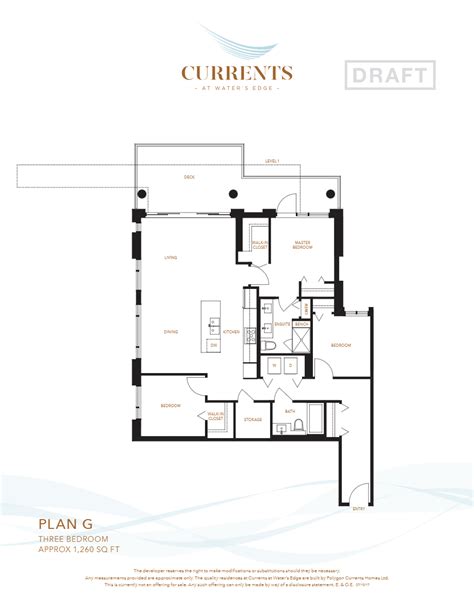 Currents at Water's Edge | G | Floor Plans and Pricing