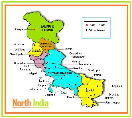 Hill Stations In North India Map - Ebonee Magdalene