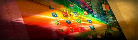 Computer Tech Banner with Colorful Creative Tablet - Free | Free Web Headers