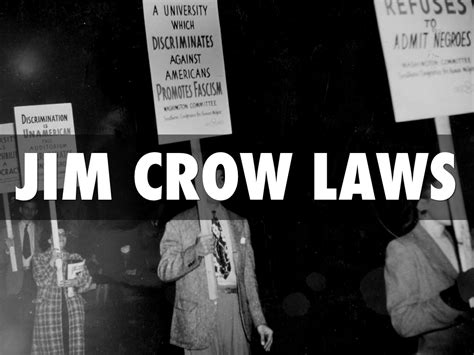 Jim Crow Laws by Katy Eddy