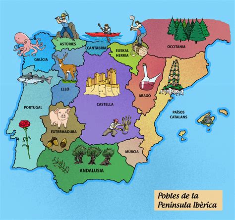 Peoples of the Iberian peninsula Map :: Behance