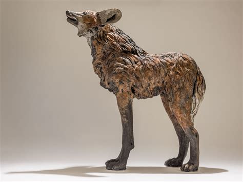 maned-wolf-sculpture - Nick Mackman Animal Sculpture