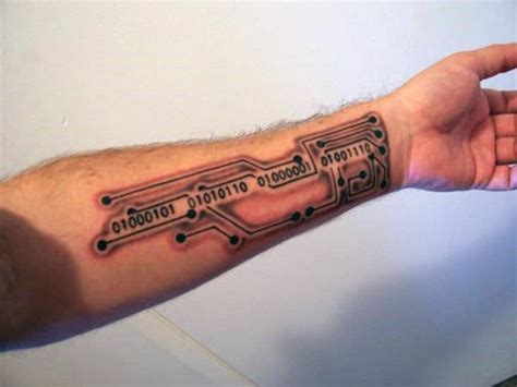 30 Binary Tattoo Designs for Men [2023 Inspiration Guide]