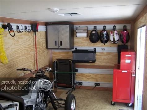 Toy Hauler / Enclosed trailer setups and ideas | Trailer storage ...