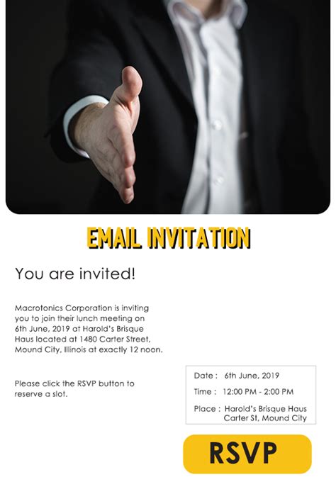 10+ Email Invitation template free psd | shop fresh