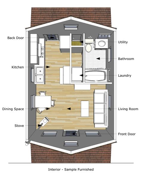 Small Cabin Plans With Loft 10 X 20