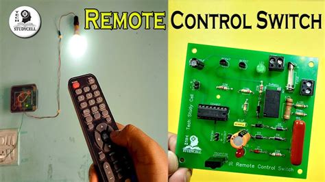 Remote Control Light Fan Switch Circuit Diagram