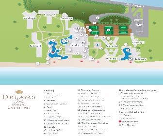 Resort Map | Dreams Jade Resort & Spa | Riviera Maya, Mexico