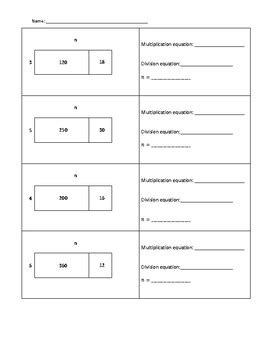 Area Model Division by Brian Miller | Teachers Pay Teachers