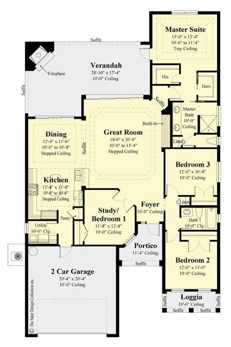 Gables Farmhouse Floor Plan | Sater Design Collection