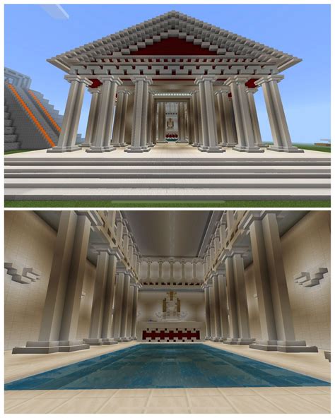 Greek Inspired Temple : Minecraftbuilds