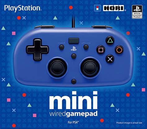 HORI PlayStation 4 Mini Wired Gamepad - Blue (PS4)(New) | Buy from ...