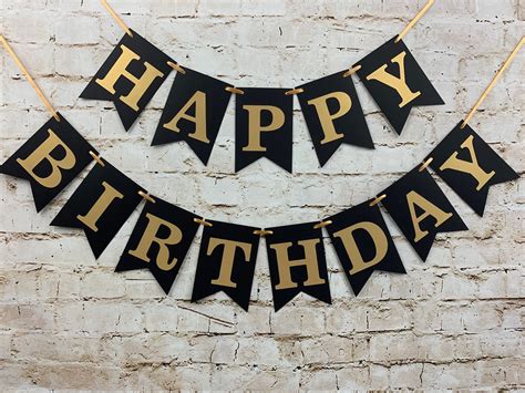 Happy Birthday Banner Personalized Banner Add Name Optional | Etsy