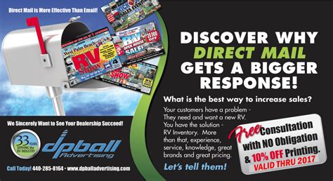 Direct Mail Promotions for RV Dealerships | Postcards, Self Mailing Letters and Large Tabloid ...