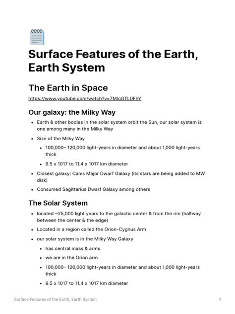 Surface Features of The Earth Earth System | PDF | Atmosphere Of Earth ...