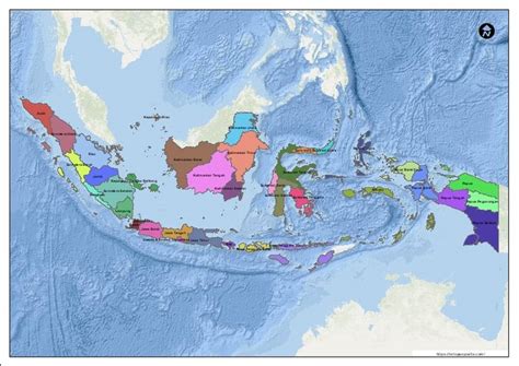 Peta Indonesia Terbaru 38 Provinsi