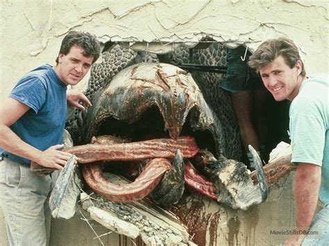 Tremors behind the scenes photo of Tom Woodruff Jr. & Alec Gillis | Special effects makeup ...