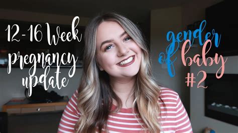 12 - 16 WEEK PREGNANCY UPDATE | GENDER REVEAL | SECOND TRIMESTER - YouTube