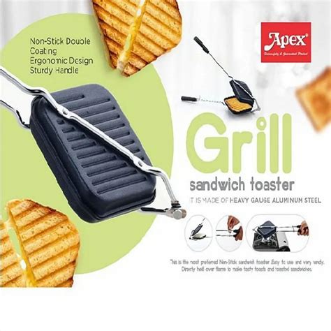 Grilling Iron Grill Sandwich Toaster, Black at Rs 300/piece in Mumbai ...