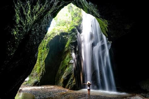 Goa Raja Waterfall In Bali - The King Cave Waterfall