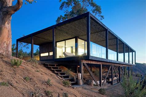 Nestled in the secluded mountains near Los Arcos, Chile the Till House ...