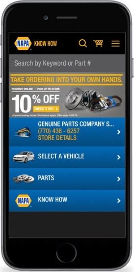 NAPA AutoCare App | Duncan's Auto Care