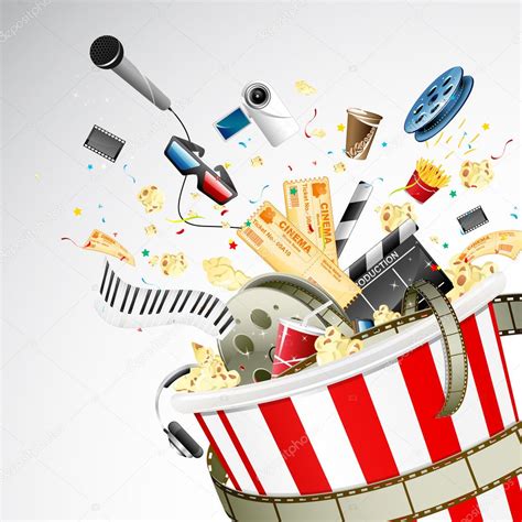 Bucket full of Entertainment Stock Vector Image by ©vectomart #7991018