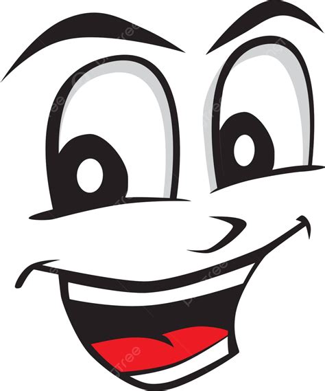 Cartoon Face Expression Face Funny Vector, Expression, Face, Funny PNG and Vector with ...