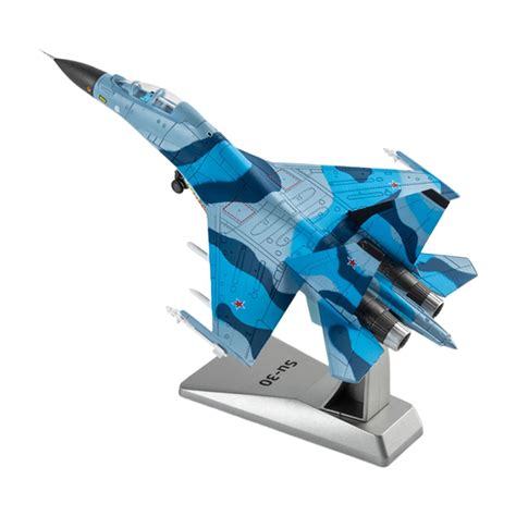 Alloy Diecast Scale Aircraft SU-30 Fighter with Dispaly Stand Model ...