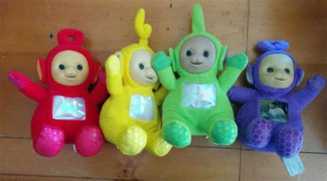 Set of 4 Teletubbies plush toys | #1808358437