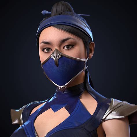 ArtStation - MORTAL KOMBAT 11 Kitana - Default Outfit | Resources