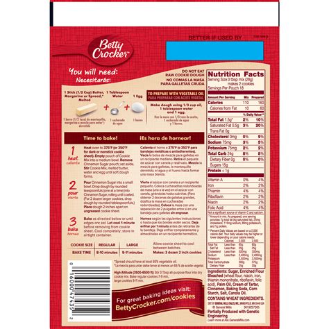 betty crocker sugar cookie mix directions