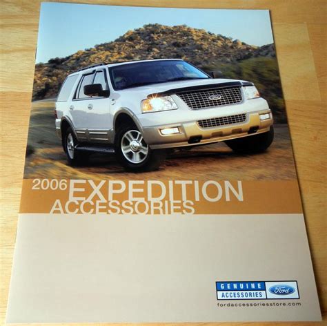 Sell 2006 FORD EXPEDITION ACCESSORIES CATALOG BROCHURE in Clawson, Michigan, US, for US $5.99