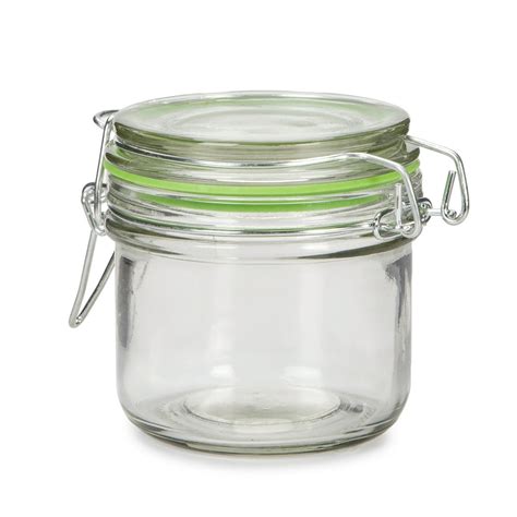 Darice Mini Glass Jar with Locking Lid: Clear, 3 x 3 inches - Walmart ...