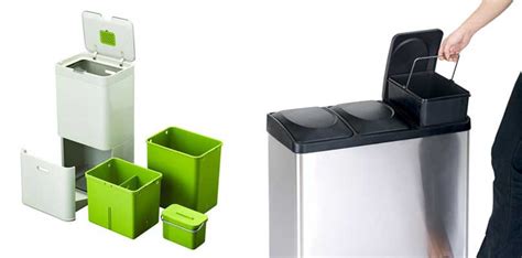 Trash can compartments - Single, Dual or Multi Recycling Bins