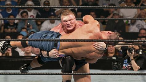 WATCH: When John Cena Humiliated Brock Lesnar on Mic Before Their Encounter on SmackDown in 2003 ...