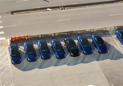 9 New Tesla Model Y Cars Spotted At New Gigafactory Texas