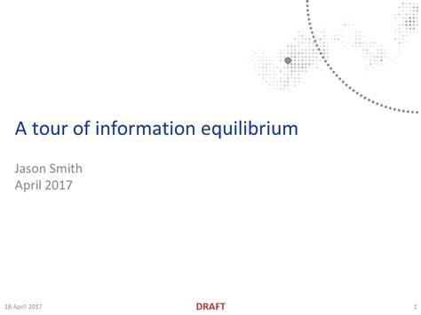 Information Transfer Economics: A tour of information equilibrium