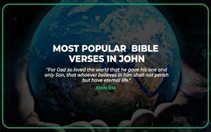 33 Most Popular John Bible Verses (With Commentary) - Scripture Savvy