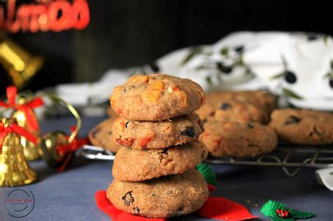 Christmas Fruit Cookies - Vegan version - First Timer Cook