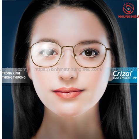 Essilor Crizal Sapphire 360 UV 1.67AS| Kính Mắt Nhung