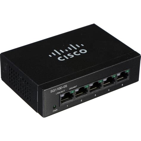 Cisco SG110D 110 Series 5-Port Unmanaged Network SG110D-05-NA