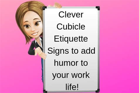 Funny Office Cubicle Signs