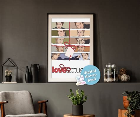 Love Actually Printable Movie Poster Download 2000s Art - Etsy