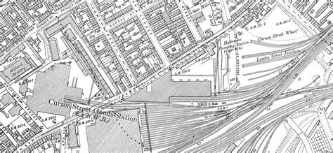 Curzon Street Goods Station: A 1902 25 inch to the mile Ordnance Survey ...