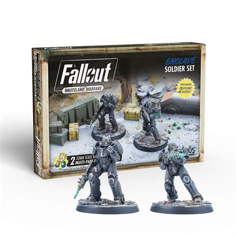 Enclave Soldier & Tesla Sets For Fallout: Wasteland Warfare ...