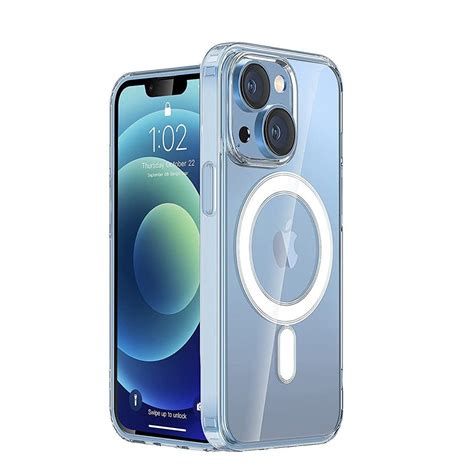 iPhone 15 Pro Wireless Charging Transparent Magnetic Phone Case