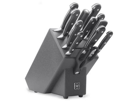 WUSTHOF Black Knife Block Set - 12 knives & accessories