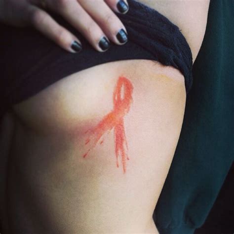 Leukemia ribbon | Cancer ribbon tattoos, Leukemia tattoo, Ribbon tattoos