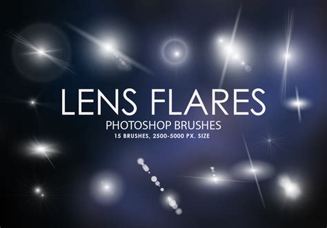 Free Lens Flares Pinceles para Photoshop - ¡Pinceles de Photoshop ...